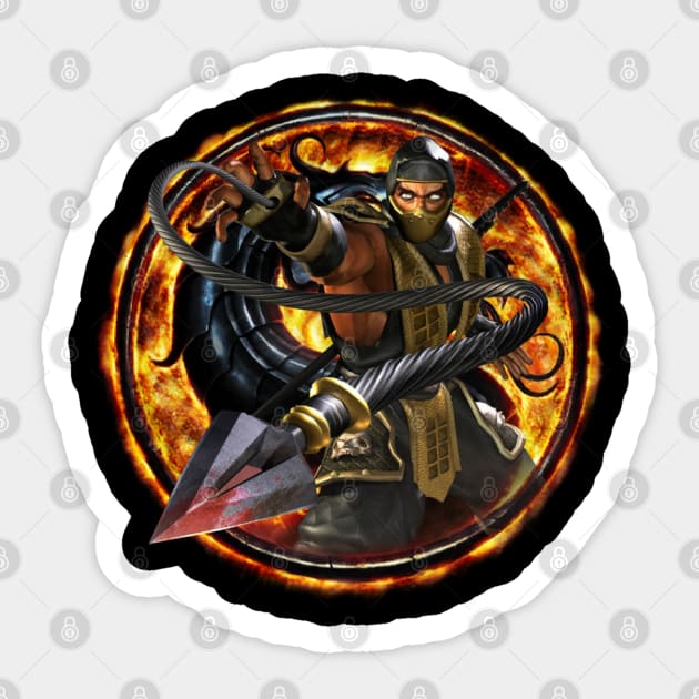 Scorpion (Mortal Kombat) Sticker by Jandara